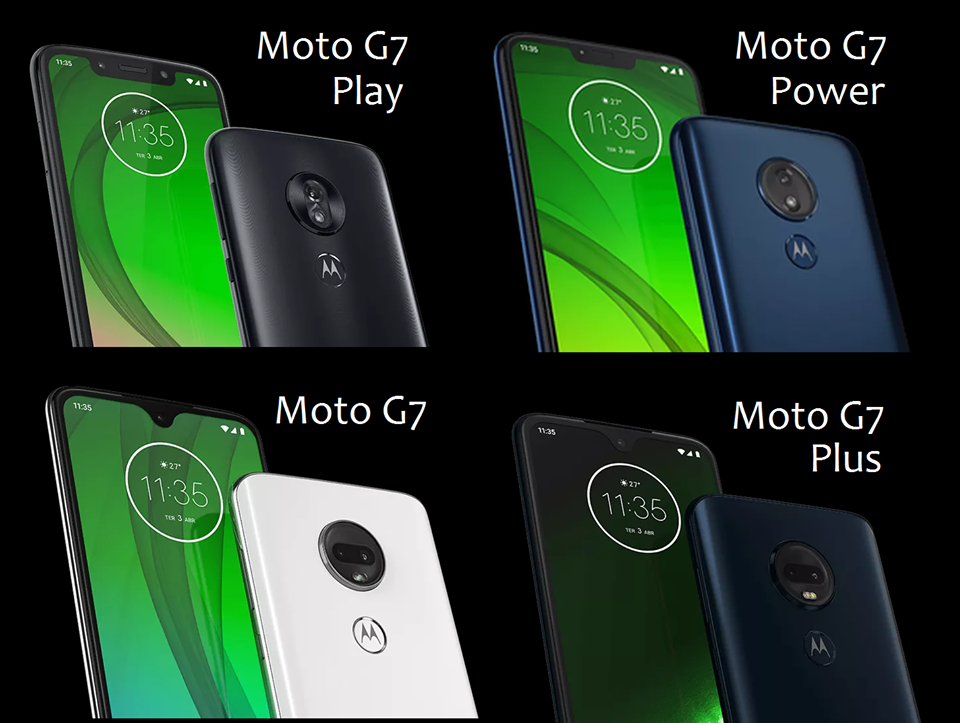 Tres nuevos equipos al descubierto de Motorola