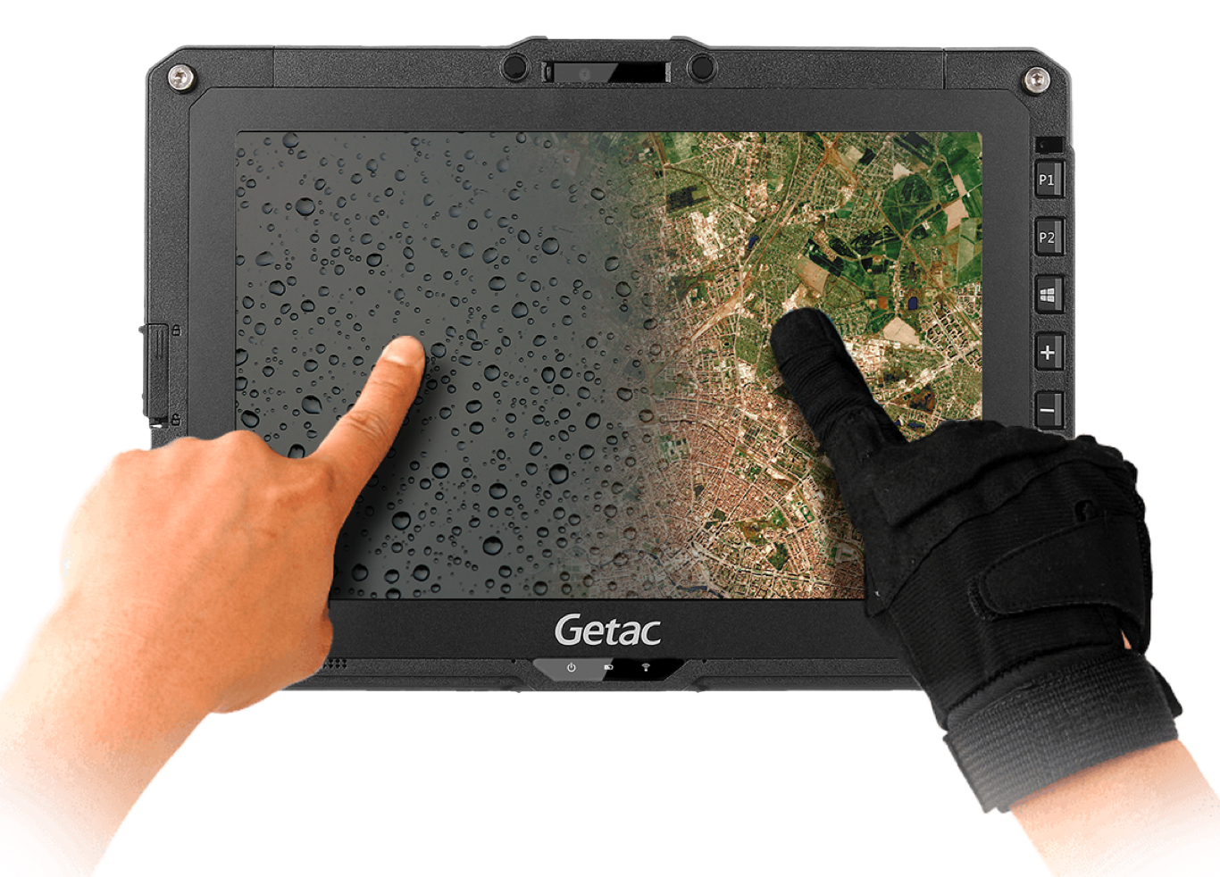 foto guantes Tablet GETAC UX10